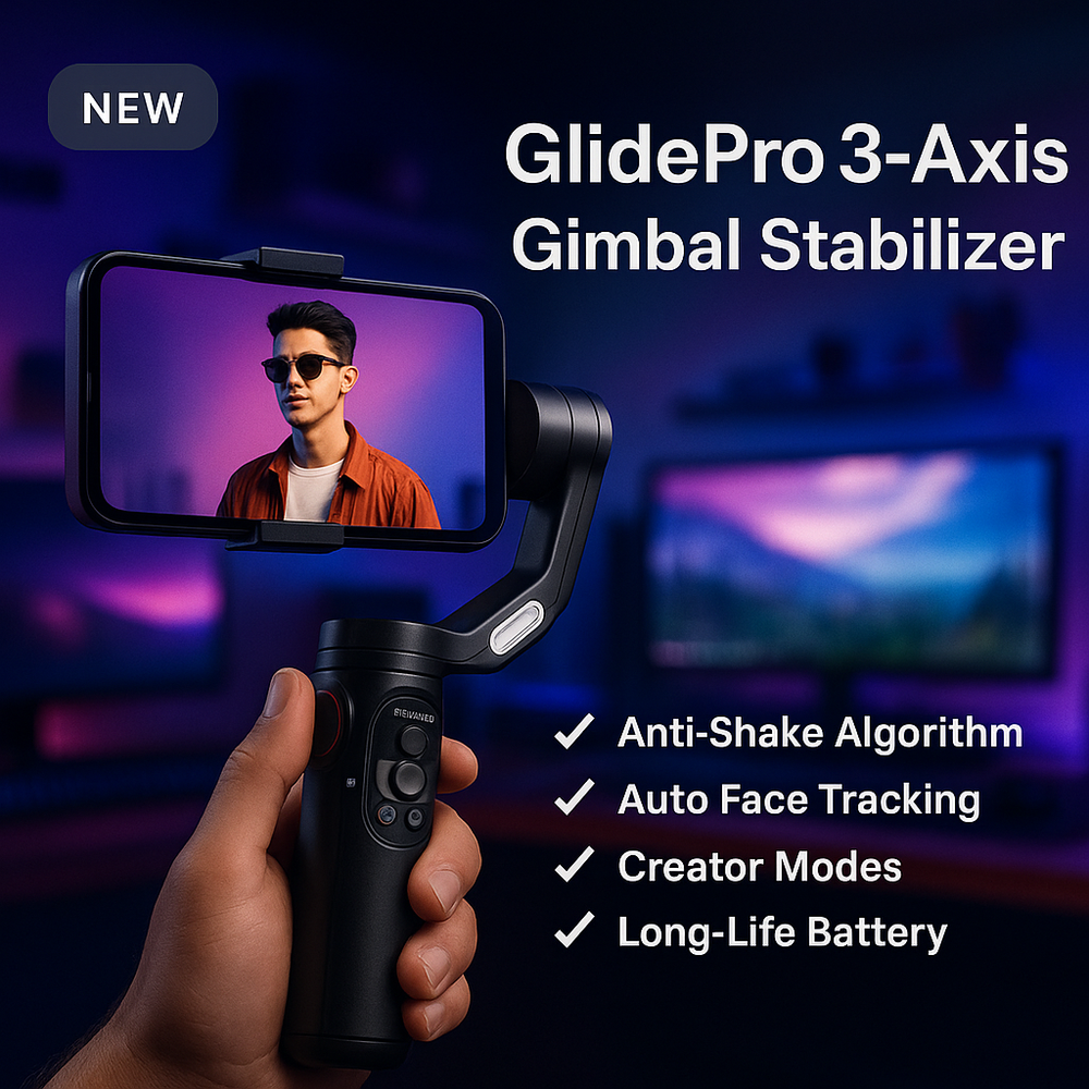 AURION GlidePro 3-Axis Auto-Stabilizer