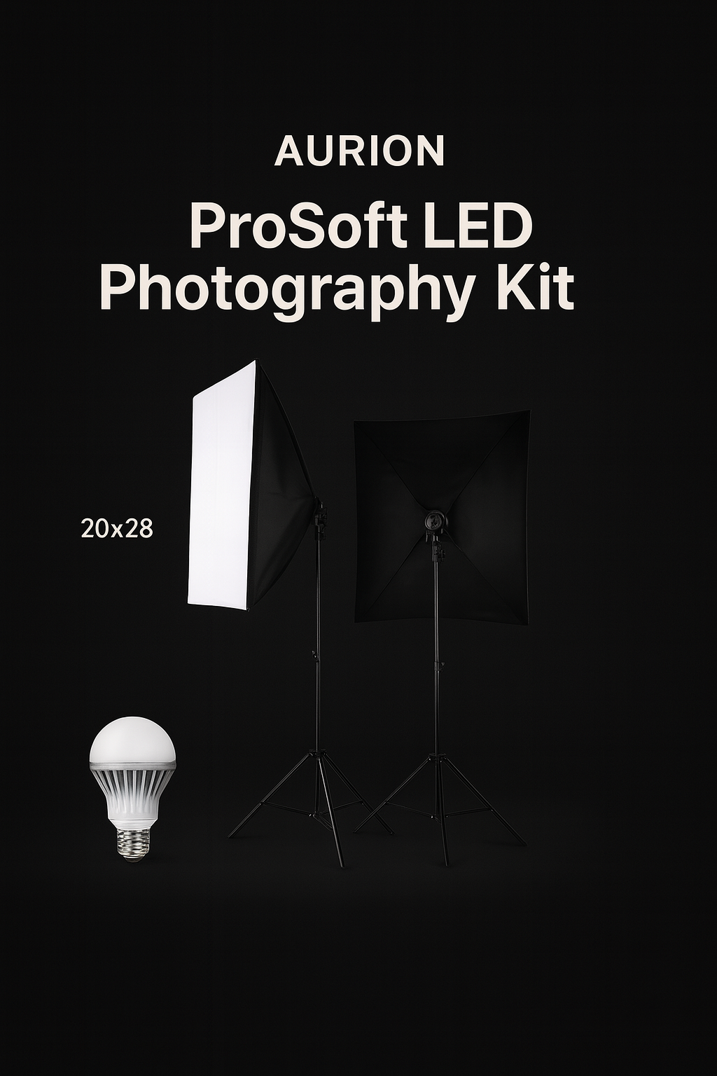 AURION ProSoft LED Photography Kit