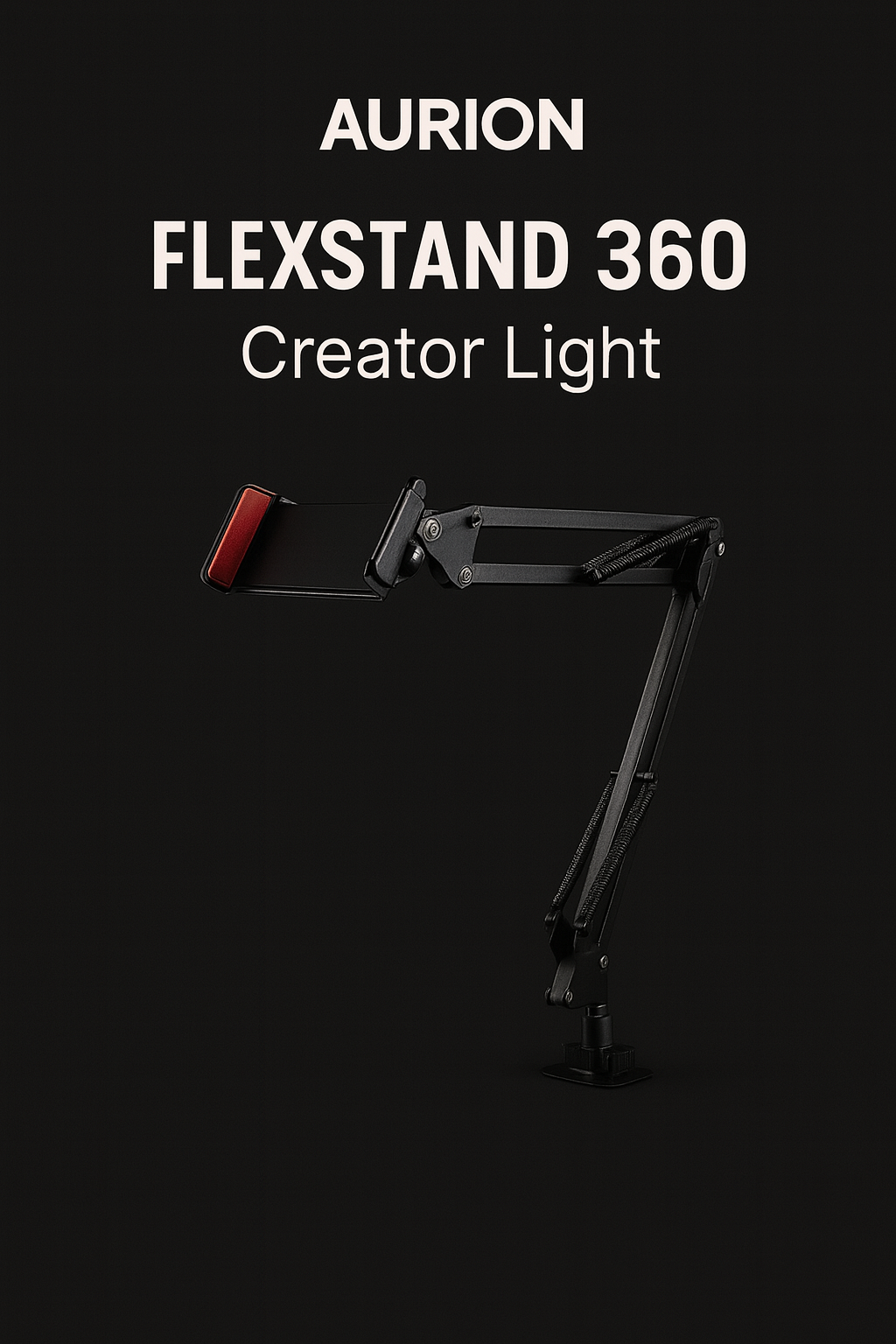 AURION FlexStand 360 Metal Phone for Streaming